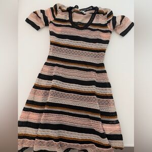 Missoni Multicolor Lace Knit Top